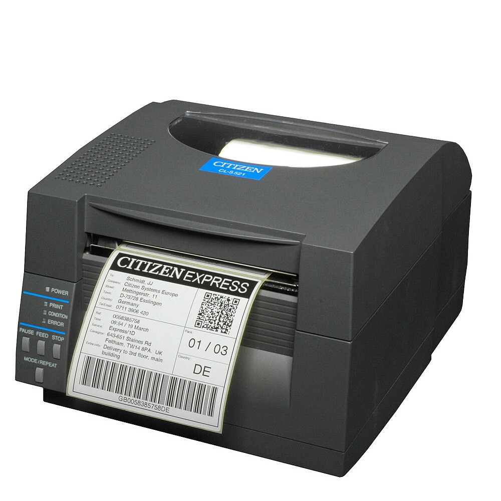Промисловий принтер етикеток CL-S521II
